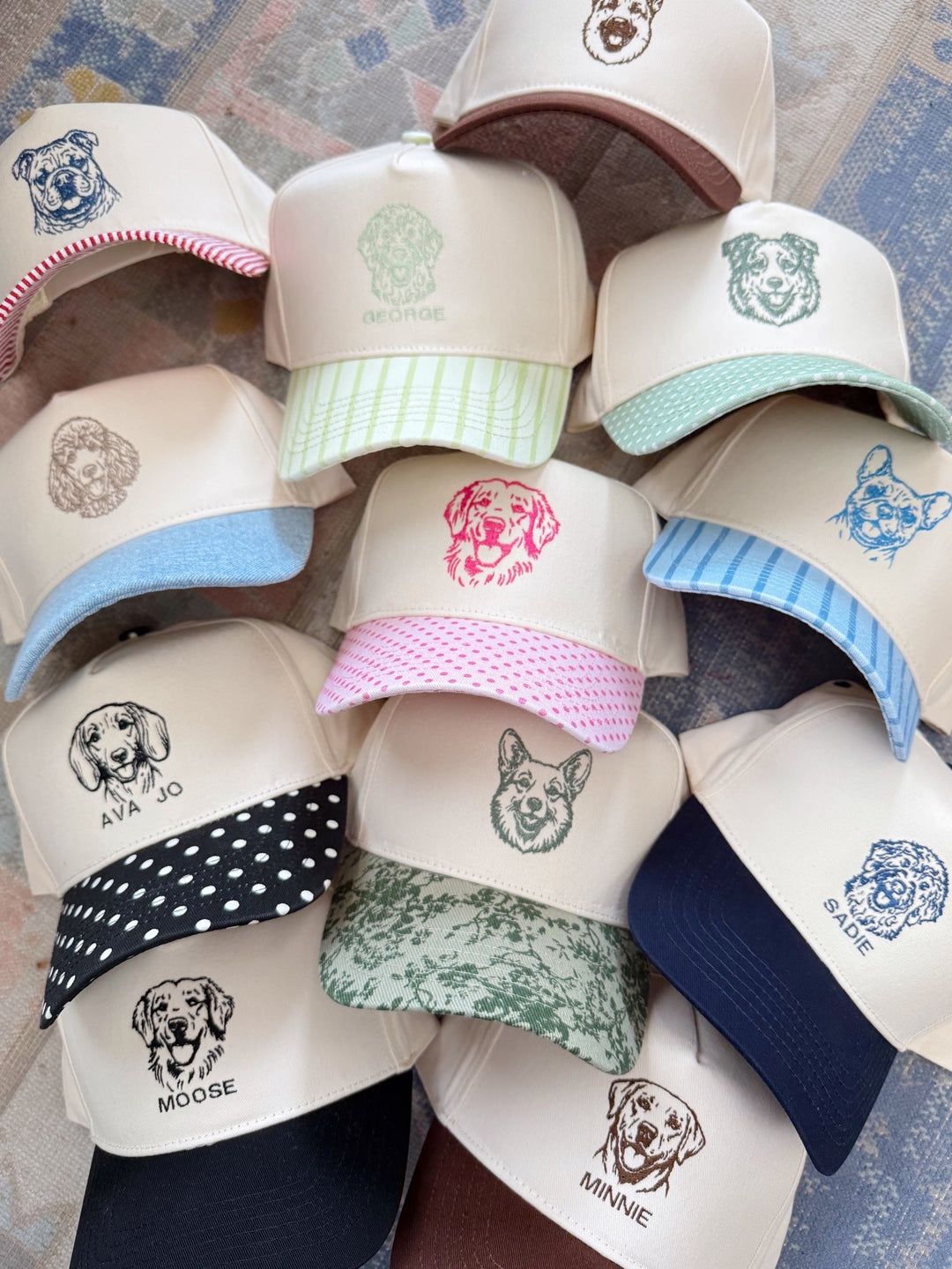 Custom Embroidered Dog Trucker Hat