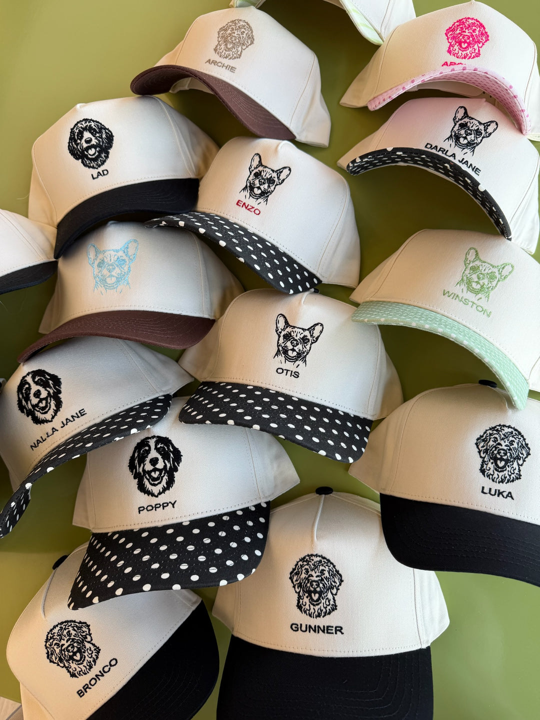 Custom Embroidered Dog Trucker Hat