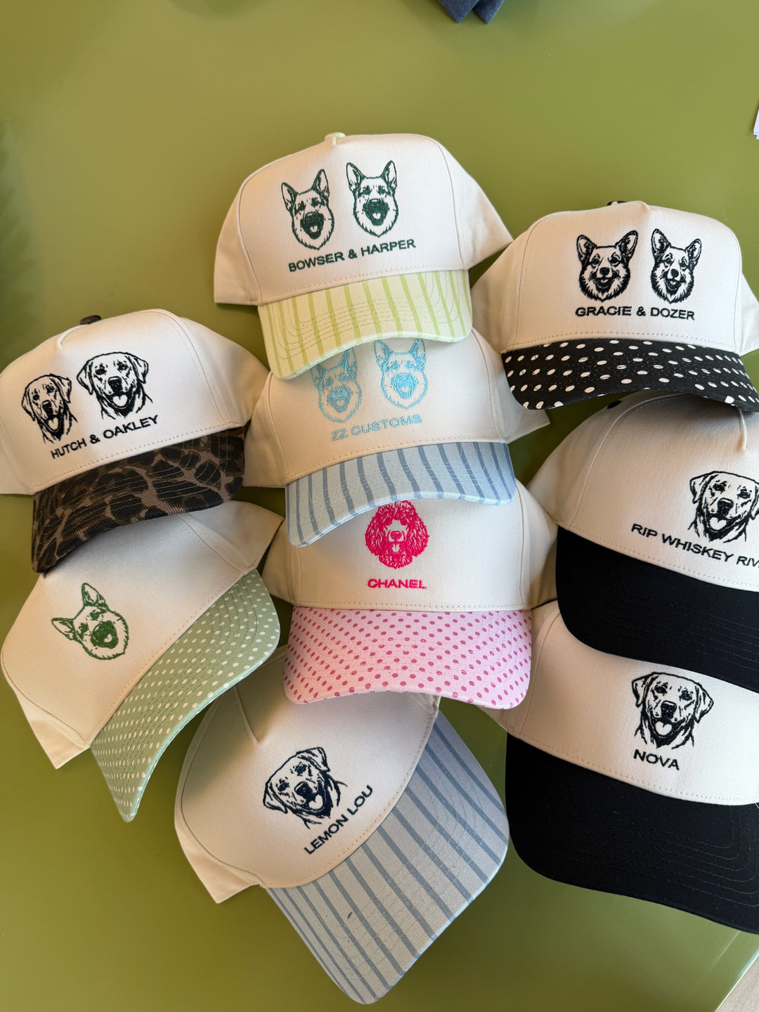 Custom Embroidered Dog Trucker Hat