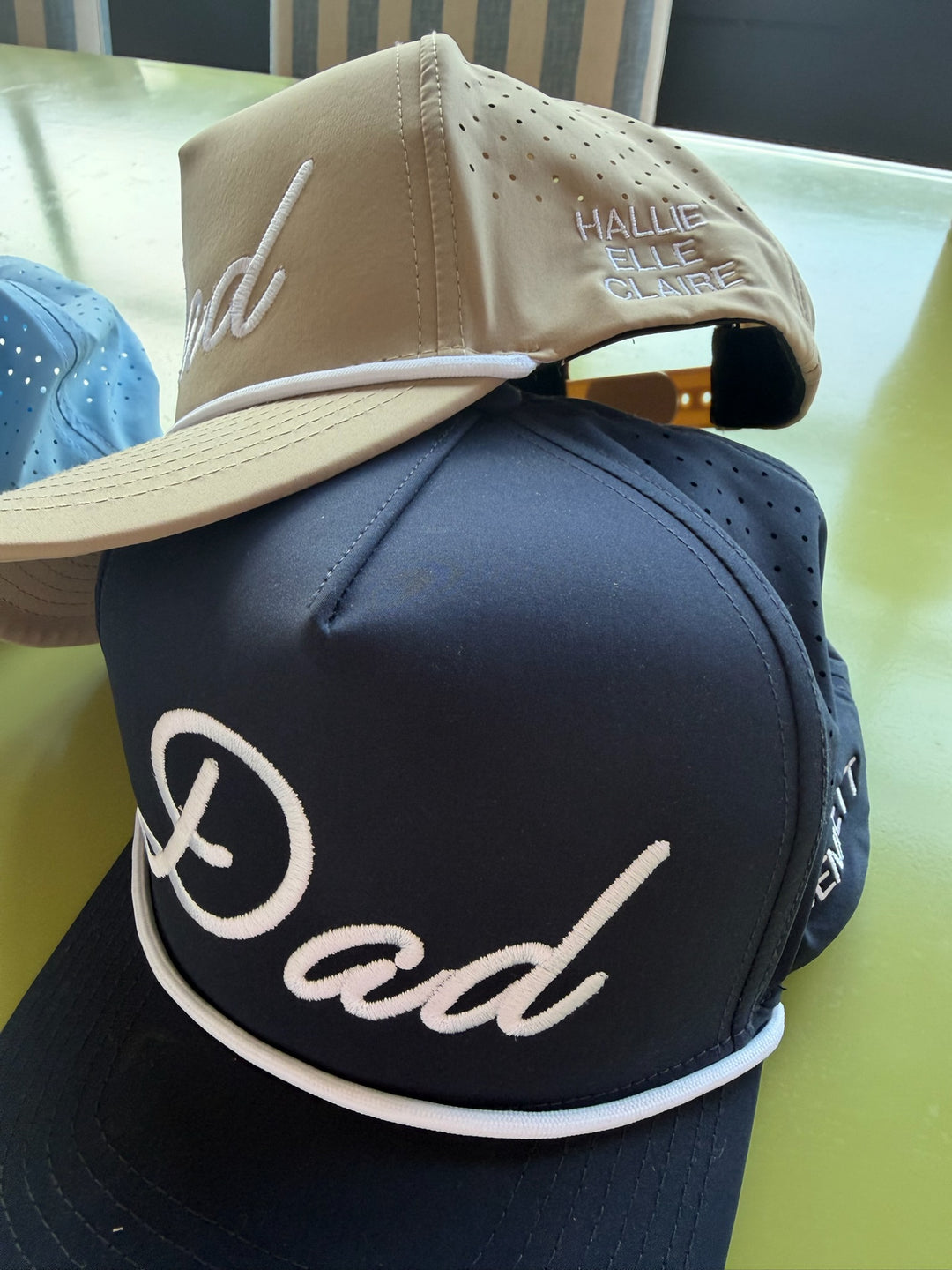 Personalized Dad + Papa Performance Trucker Hat