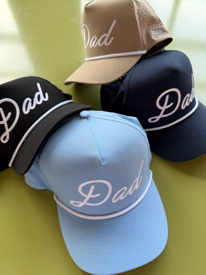 Personalized Dad + Papa Performance Trucker Hat