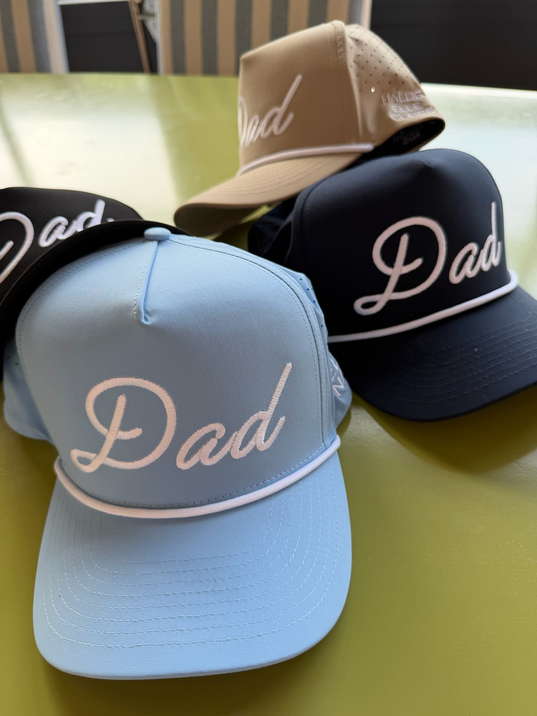 Personalized Dad + Papa Performance Trucker Hat