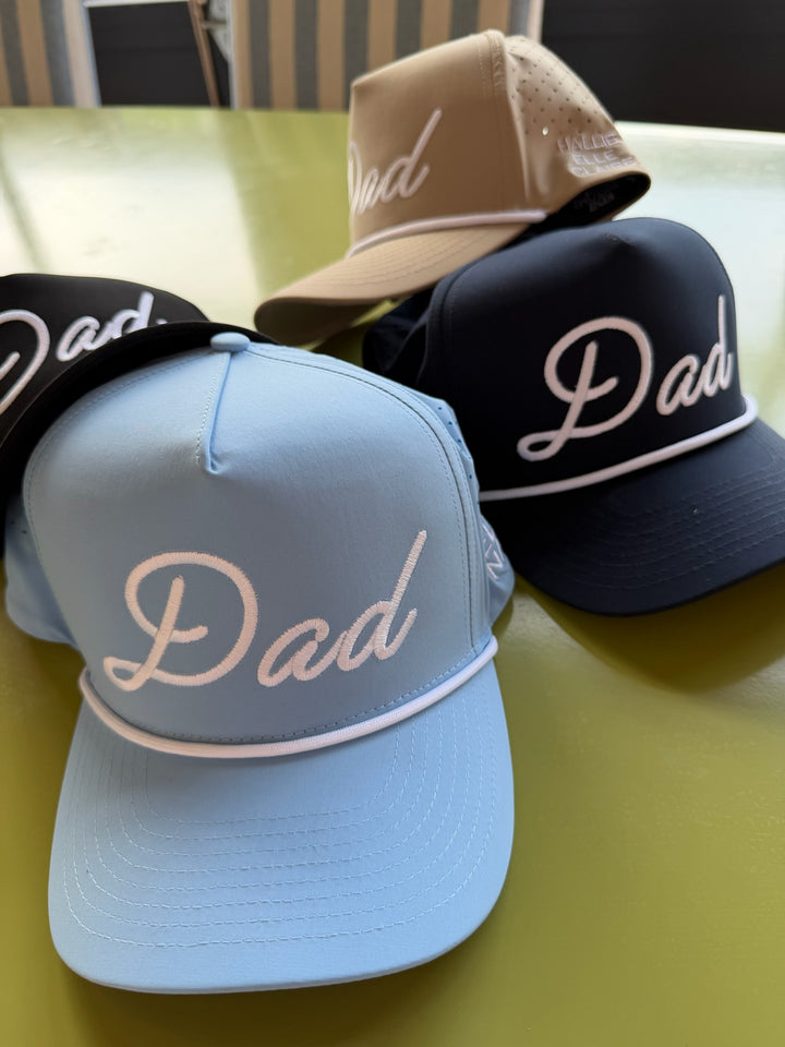 Personalized Dad + Papa Performance Trucker Hat
