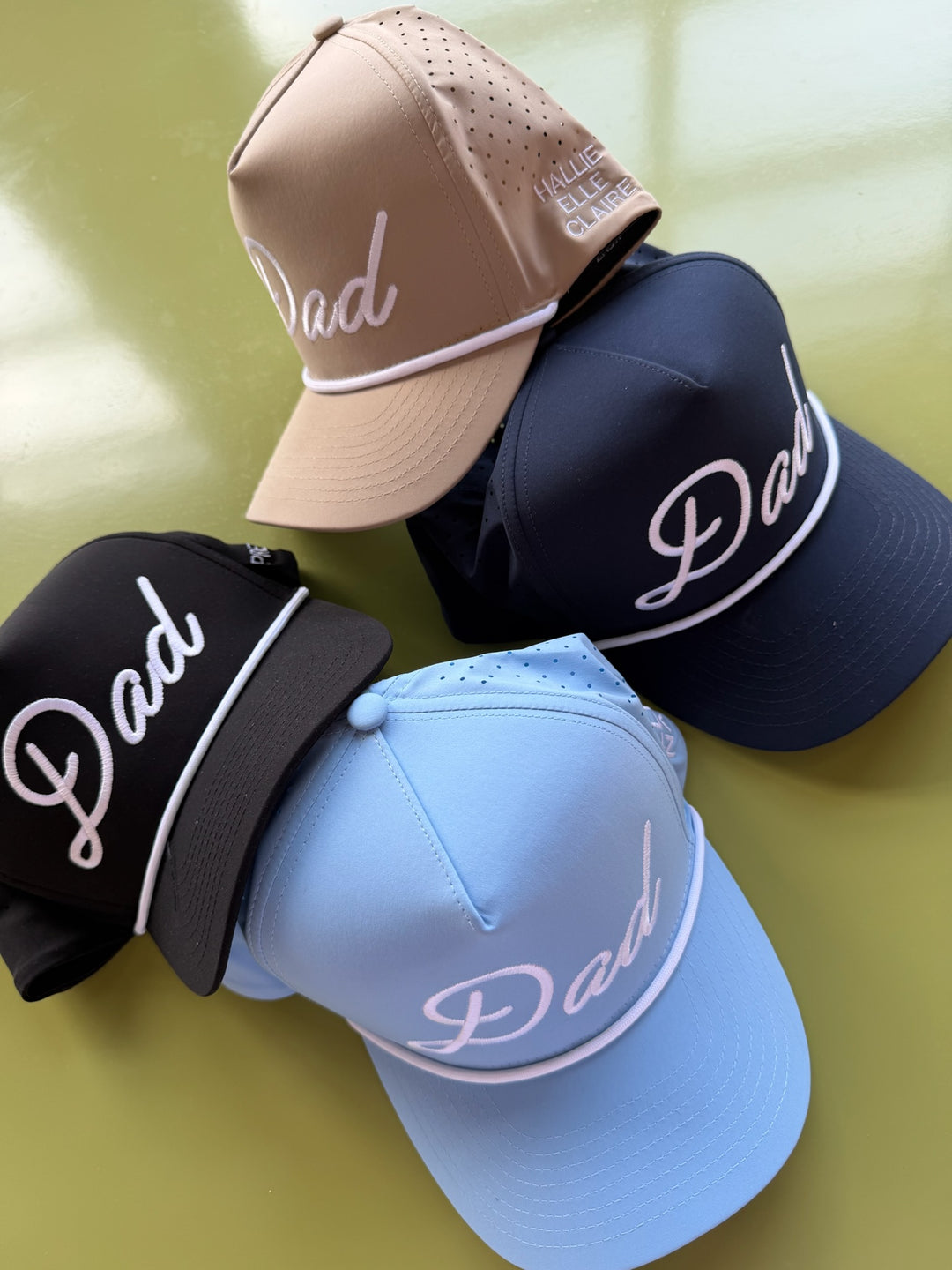 Personalized Dad + Papa Performance Trucker Hat