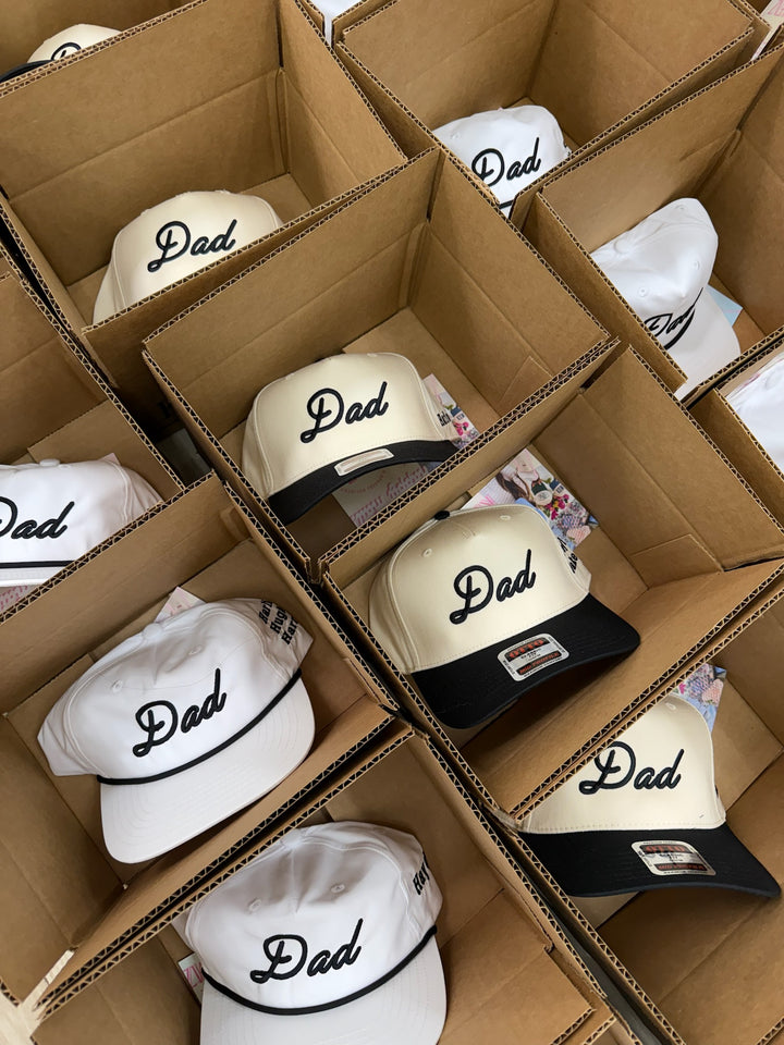 Personalized Dad + Papa Performance Trucker Hat