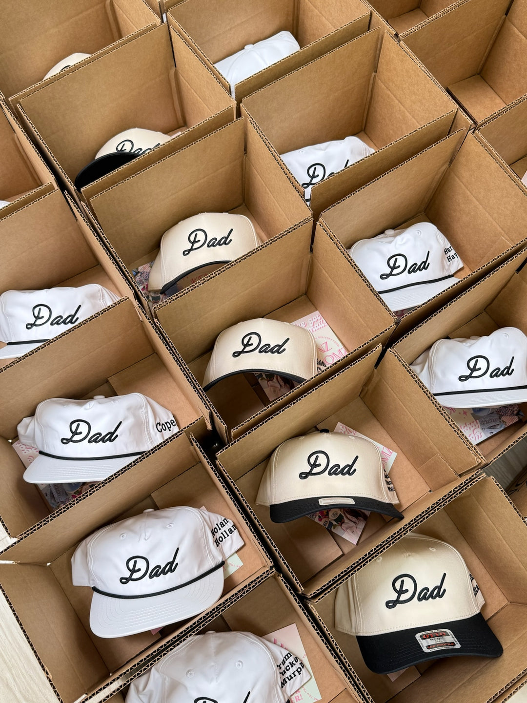 Personalized Dad + Papa Performance Trucker Hat