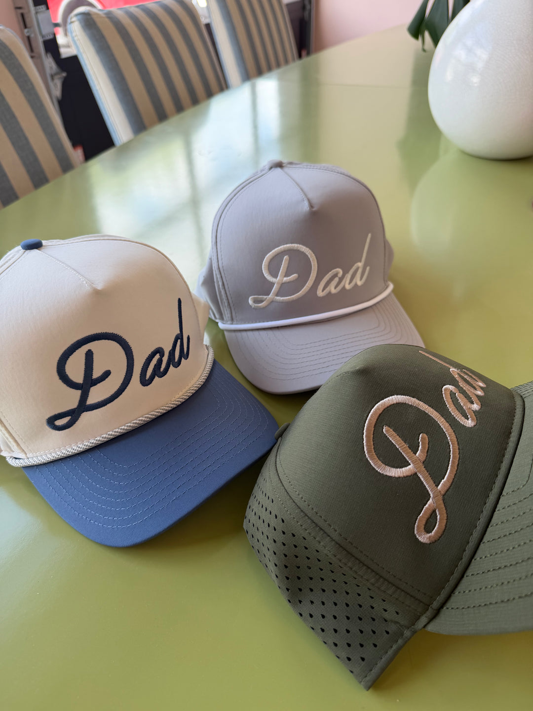 Personalized Dad + Papa Performance Trucker Hat