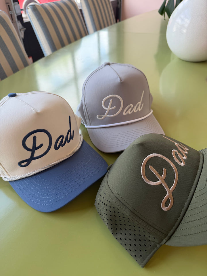 Personalized Dad + Papa Performance Trucker Hat