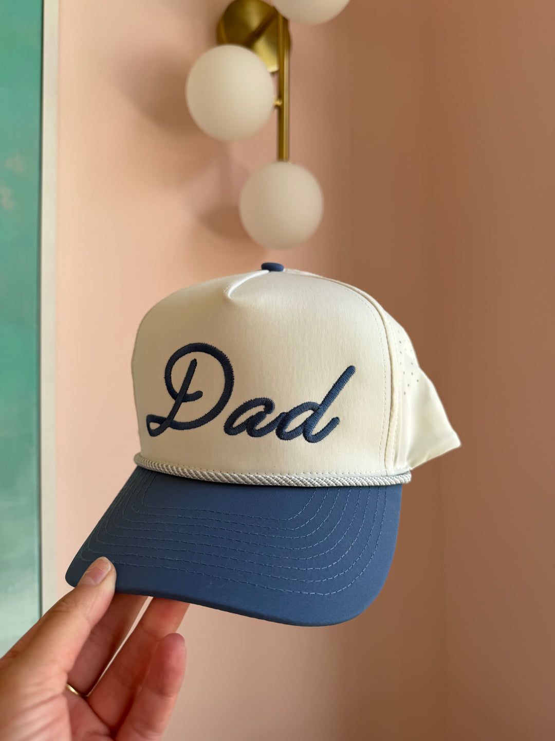 Personalized Dad + Papa Performance Trucker Hat