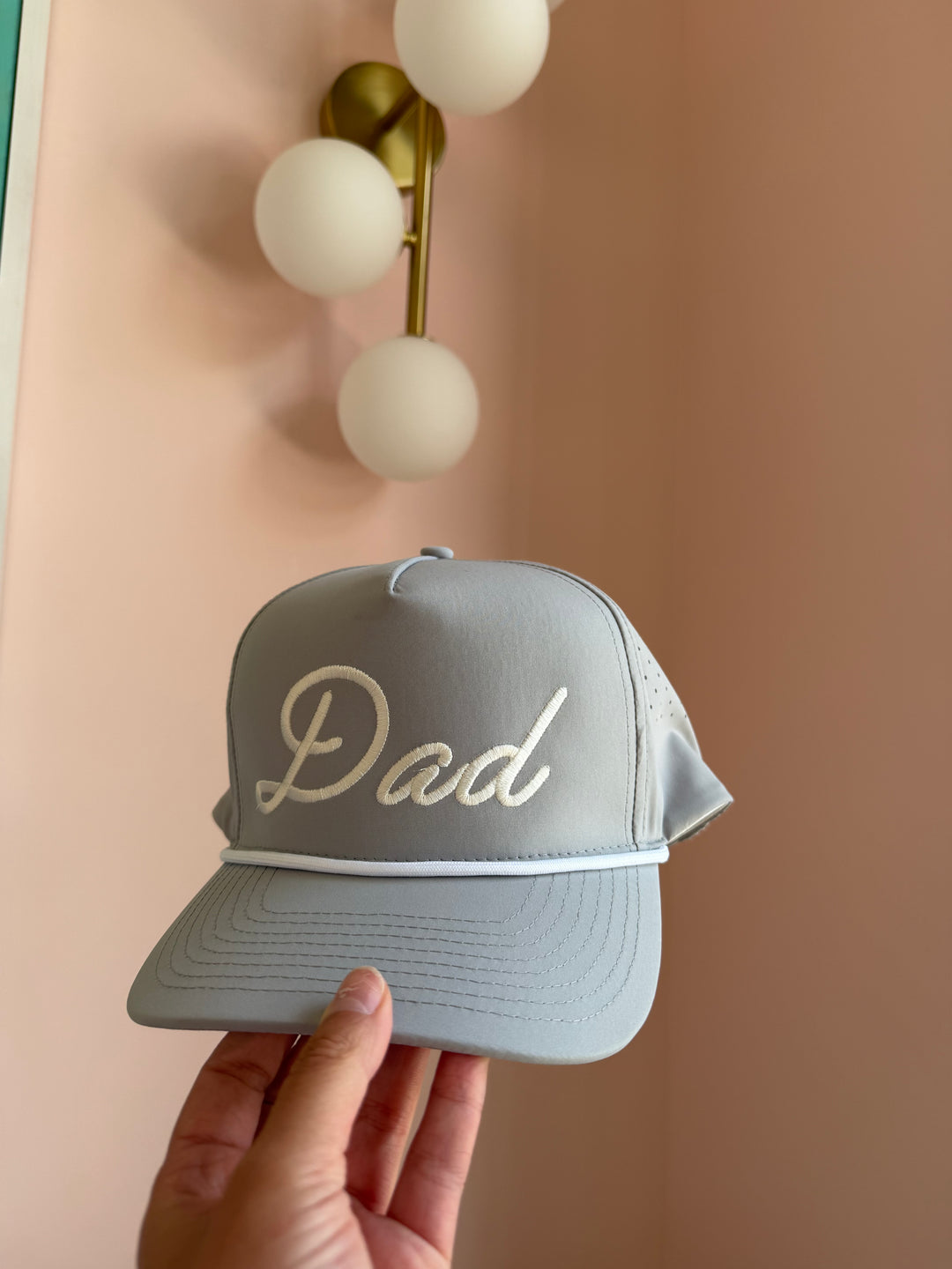 Personalized Dad + Papa Performance Trucker Hat