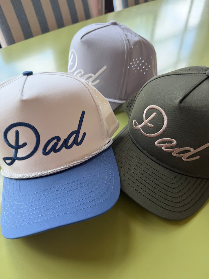 Personalized Dad + Papa Performance Trucker Hat