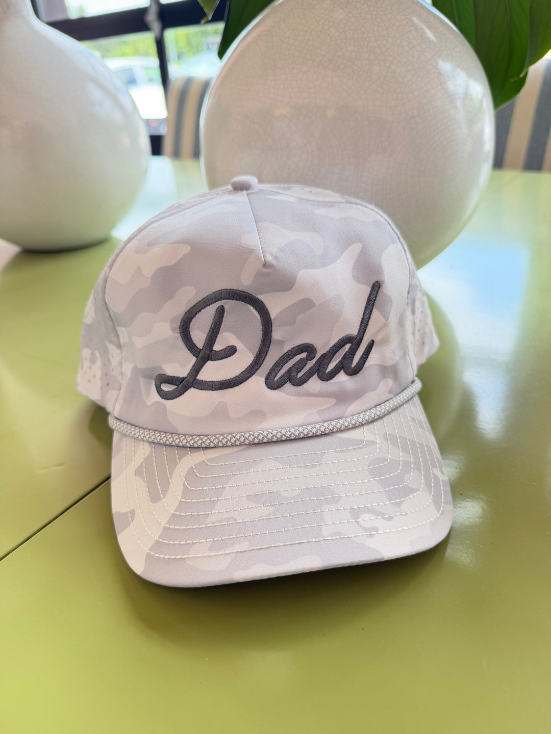 Personalized Dad + Papa Performance Trucker Hat