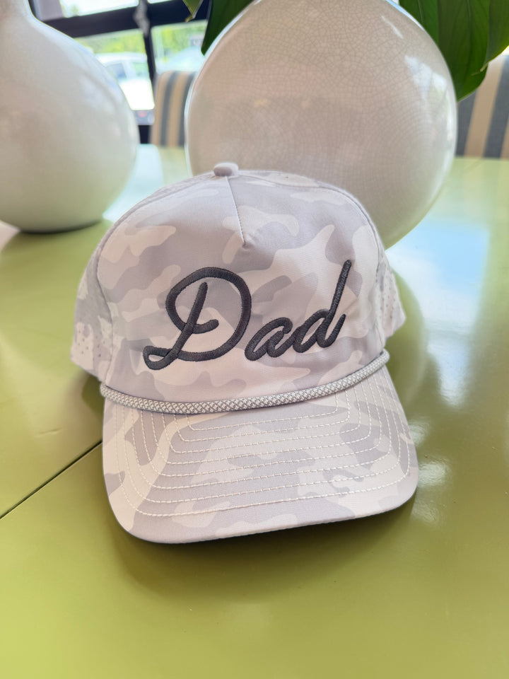 Personalized Dad + Papa Performance Trucker Hat
