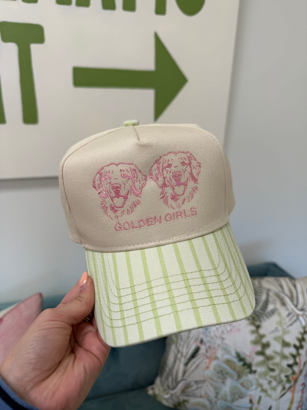 Custom Embroidered Dog Trucker Hat