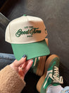 Let the Good Times Roll - Green Vintage Trucker Hat