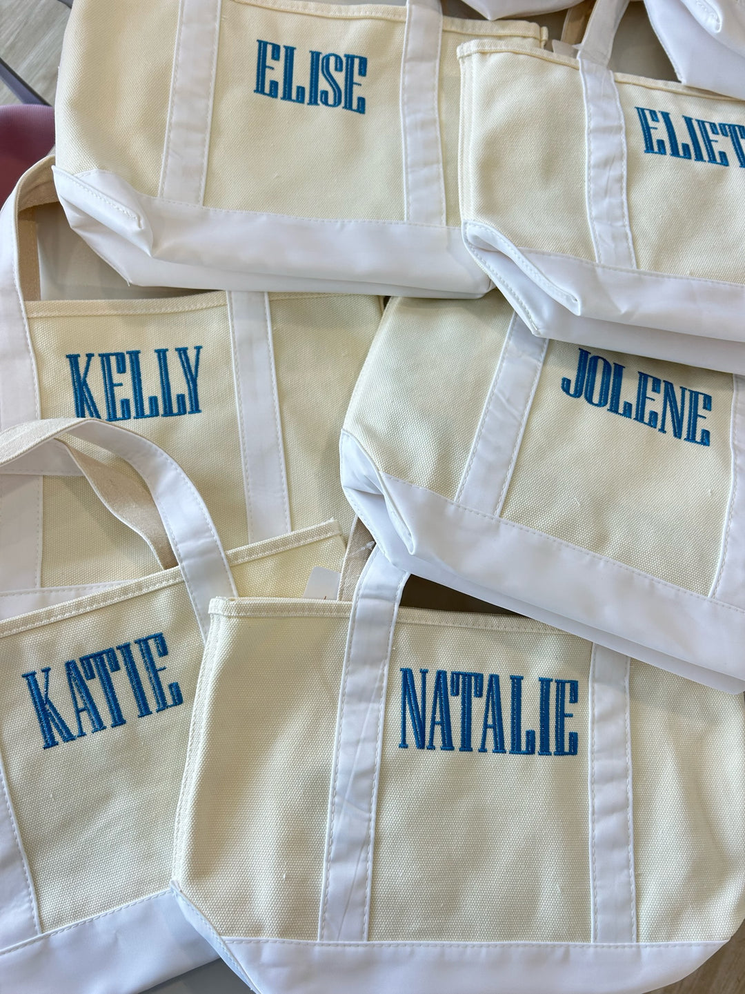 Mini Canvas Tote - Embroidered