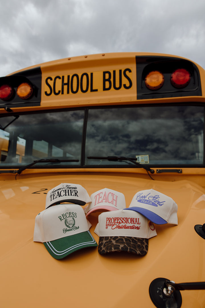 Recess Social Club - Green Vintage Trucker Hat