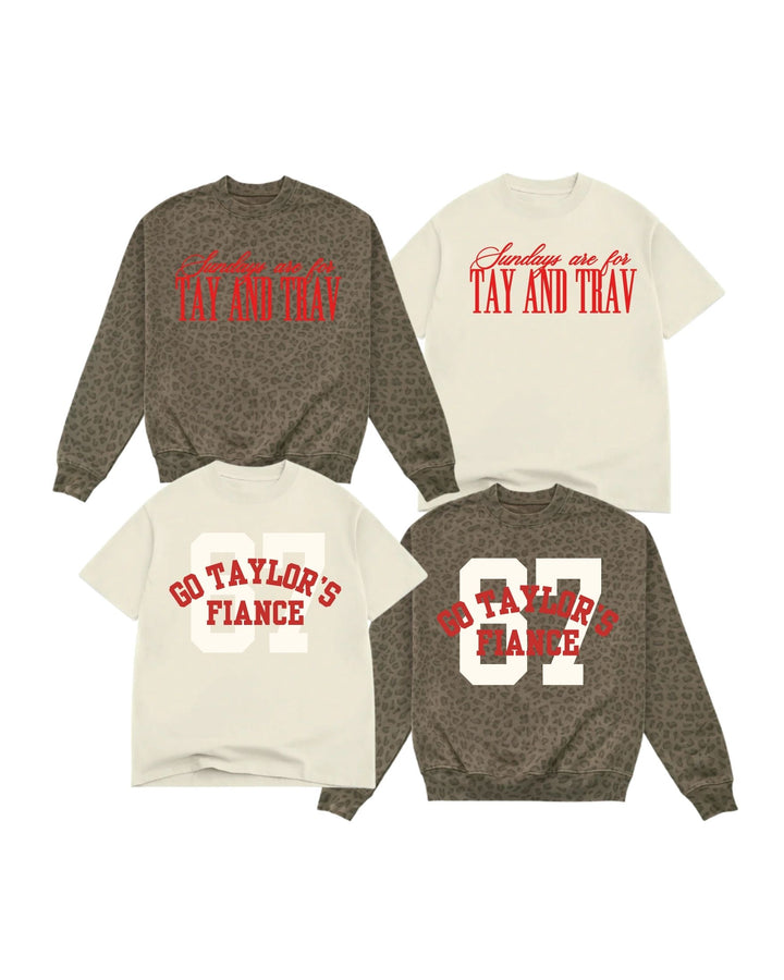 Tay &amp; Trav T- Shirt + Crewneck