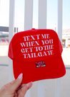 Text me Tailgate Trucker Hat