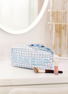 Makeup - Blue Trellis Nylon Large Bag