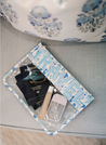 Travel - Blue Bow Clear Pouch