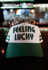 Feeling Lucky - Green Vintage Trucker Hat