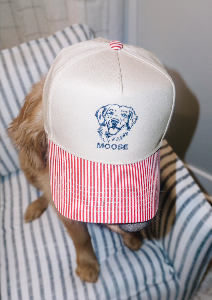 Custom Embroidered Dog Trucker Hat