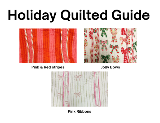 Quilted Block-Print Tote - Holiday Collection