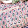 Quilted Block-Print Duffel Bag