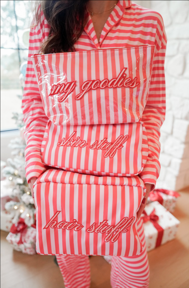 Pink + Red Stripes Bundle (My Goodies + Skin Stuff + Hair Stuff)