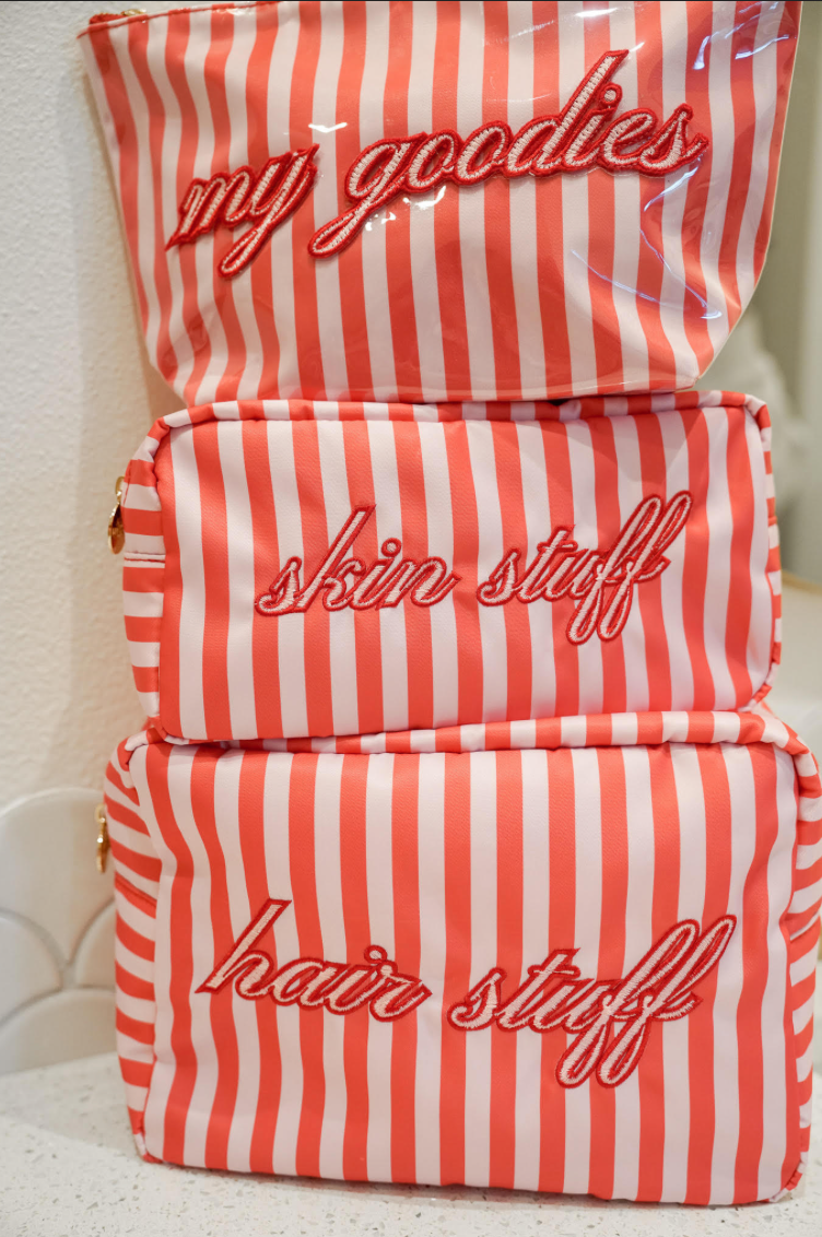 Pink + Red Stripes Bundle (My Goodies + Skin Stuff + Hair Stuff)