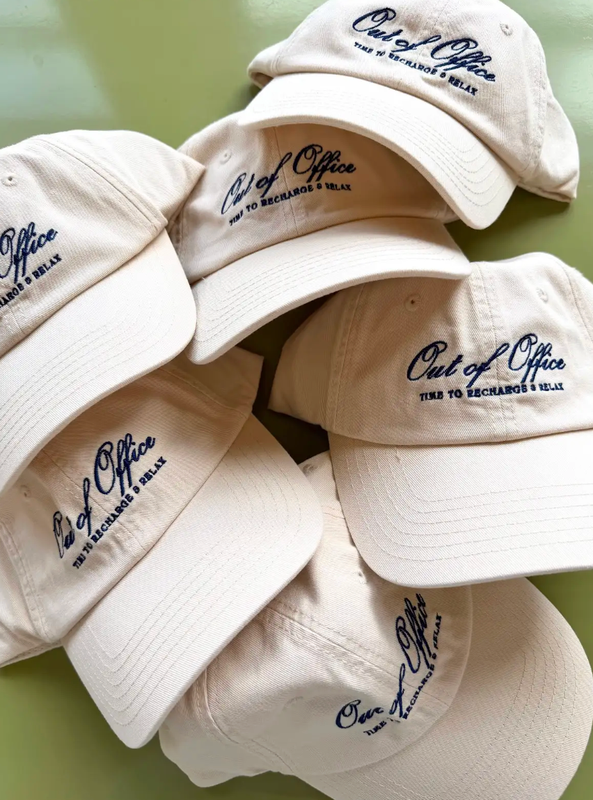 Out Of Office - Cream Dad Cap