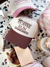 Coffee Run - Brown Vintage Trucker Hat