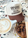 Coffee Run - Brown Vintage Trucker Hat