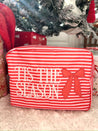 Tis The Season - Red Stripes XL Nylon Bag