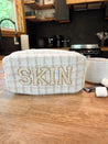 Skin Large Bag - Beige Plaid