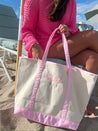 Canvas Boat Tote - Embroidered