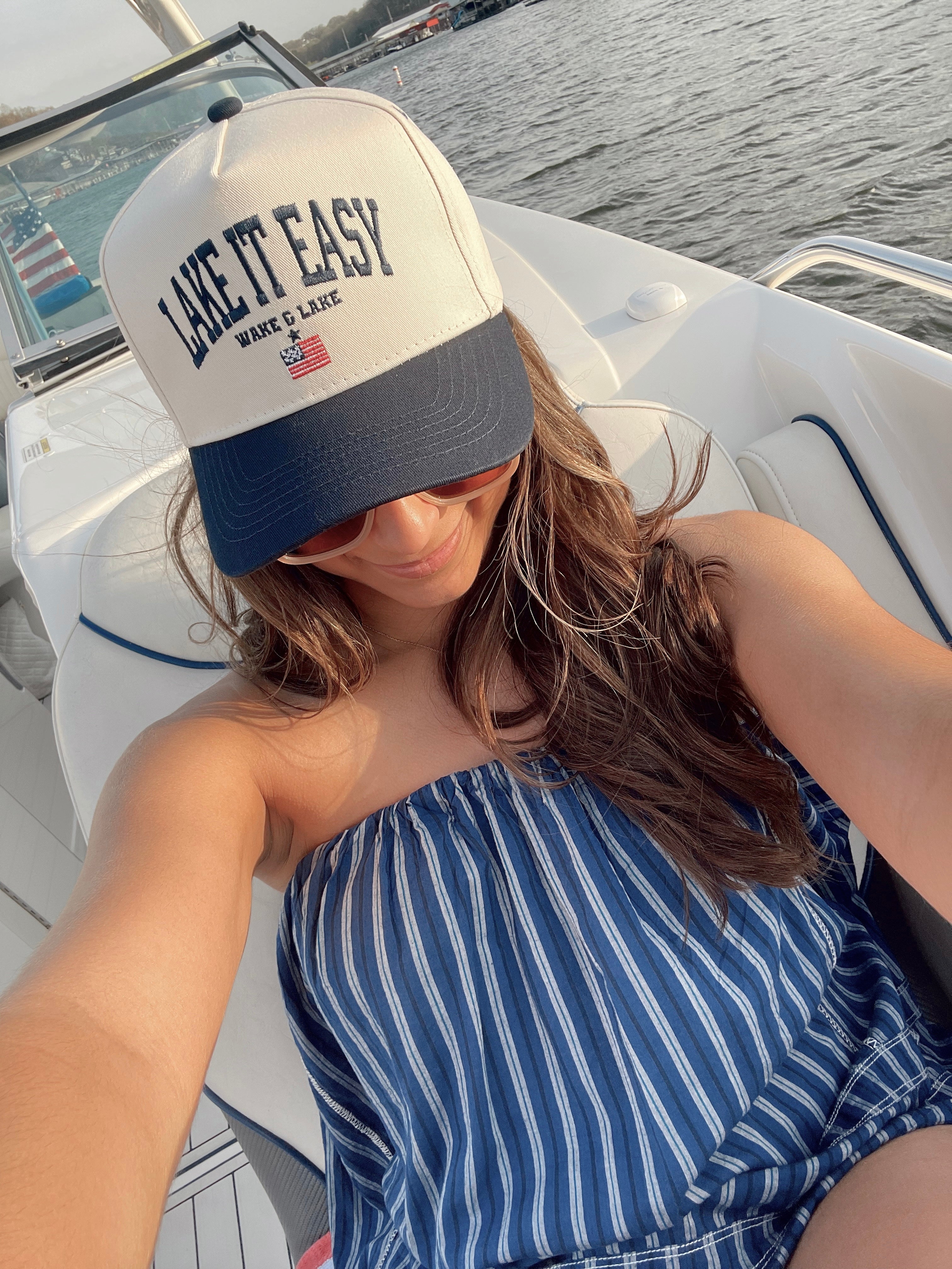 帽子 MIND THE HAT Sunshine State of Mind Hat, Lake Bum Hat, 90's Retro Neon