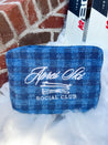 Apres Ski Social Club - Navy Plaid XL Bag