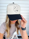 Gameday Crest #1 Fan - Black Vintage Trucker Hat