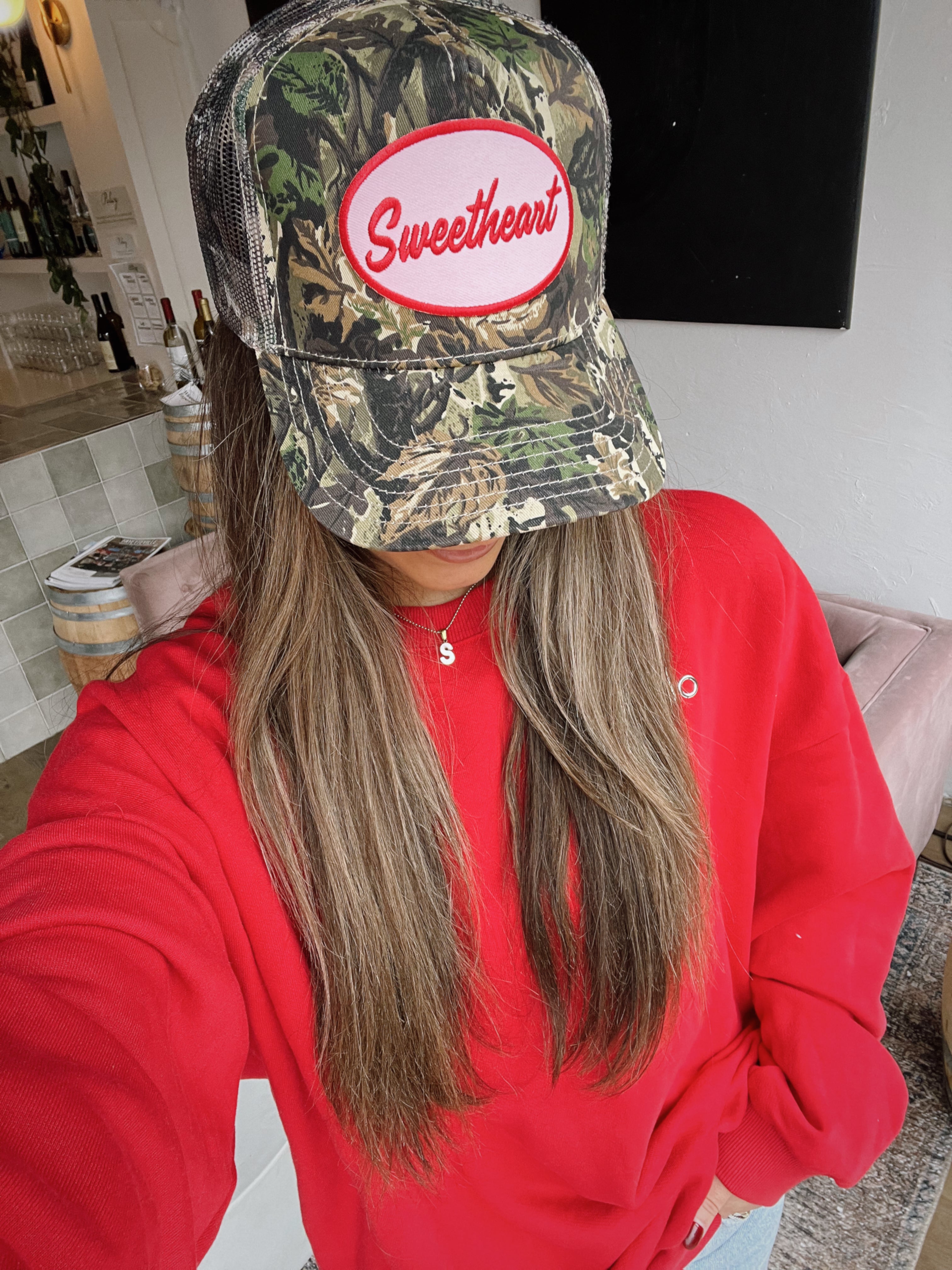 Sweetheart - Vintage Trucker Hat – KenzKustomz