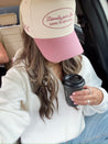 Literally Just a Girl - Mauve Vintage Trucker Hat