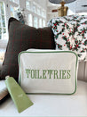 Toiletries - Green Canvas XL Bag