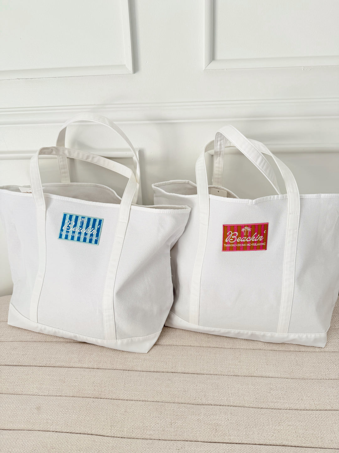 Custom Canvas Tote w/ Patch
