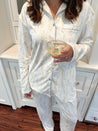 White Prosecco Pajama Set