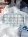 Hair - Blue Plaid Large Bag