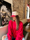 Leave Him On Read - Red Vintage Hat