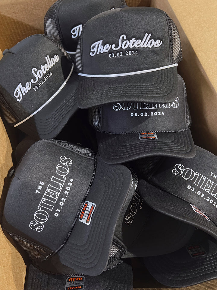 Custom Trucker Hat - Bulk (25+) For Weddings / Events