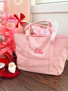 Corduroy Pink Tote