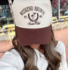 Weekend Brunch Club - Brown Vintage Trucker Hat